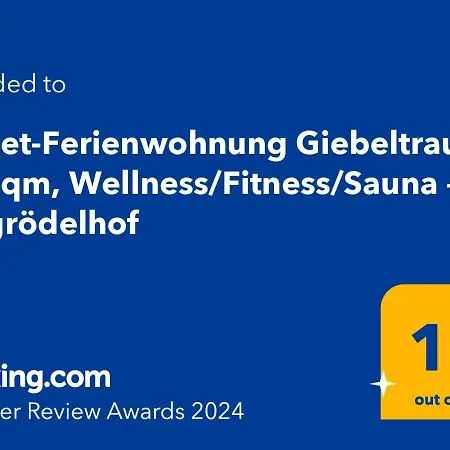 Chalet-ferienwohnung Giebeltraum, 115 Qm, Wellness/fitness/sauna - Bergroedelhof Feilitzsch